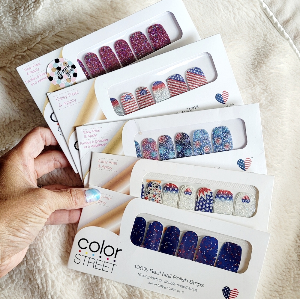 Retired HTF Patriotic Color Street Bundle